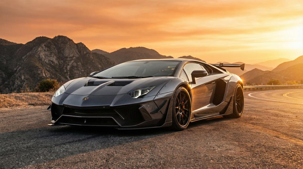 黄色仓库跑车改装视频