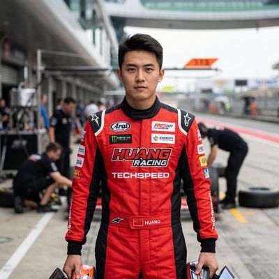 黄色仓库赛车手赵天翔